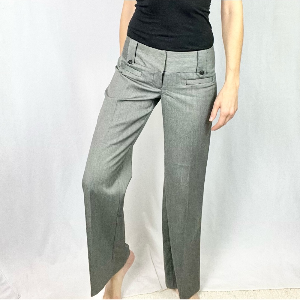 MAURICES | 🖤 Black Gray Tiny Houndstooth Print LowRise Dress Office Pants Slacks